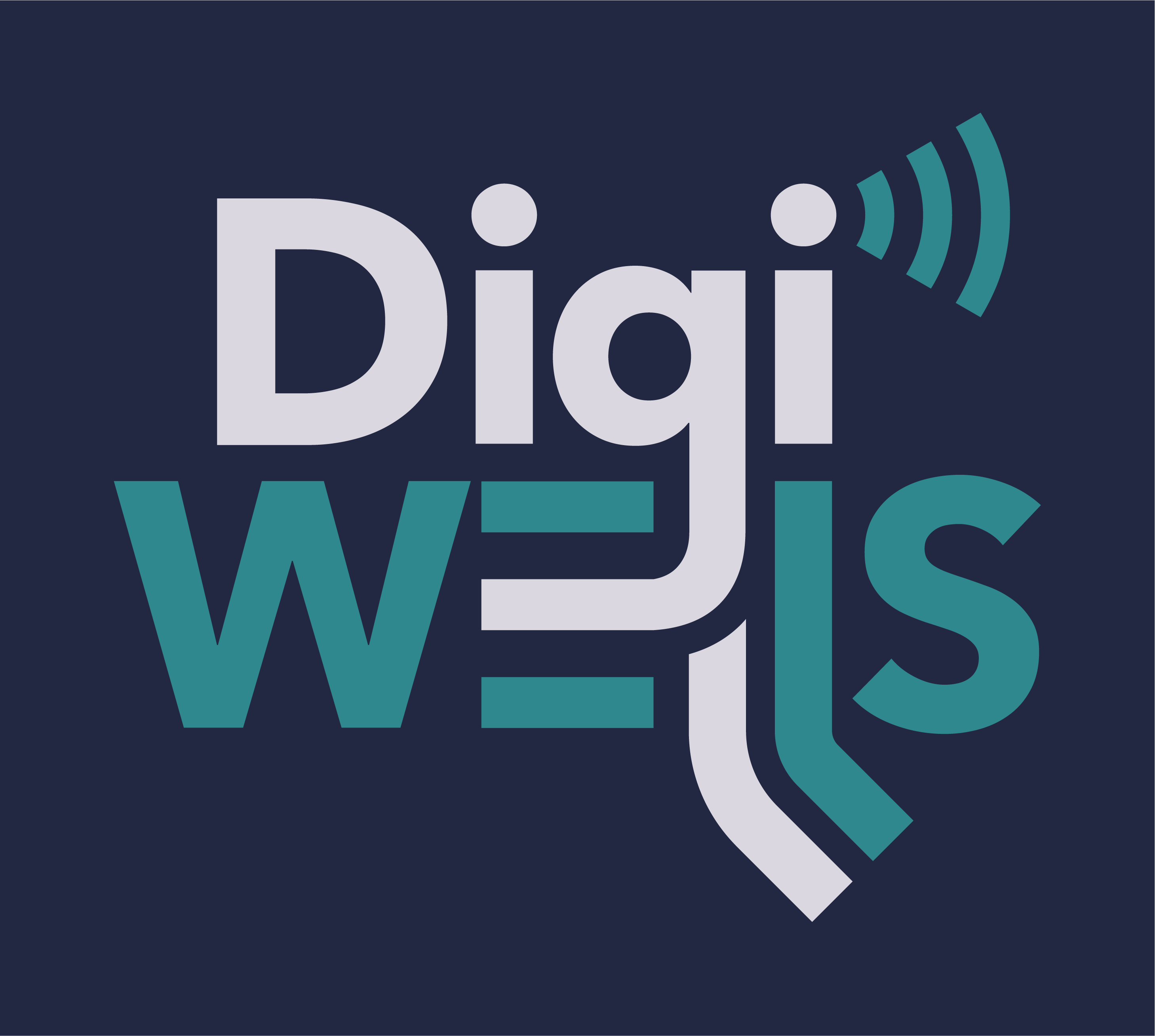 DigiWells logo (negative)